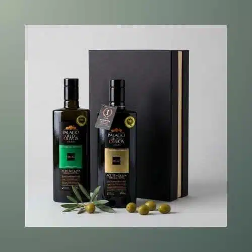 Einzigartiger Geschenkkorb mit Olivenöl