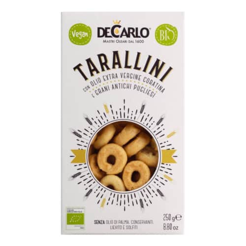 Tarallini mit nativem Olivenöl extra
