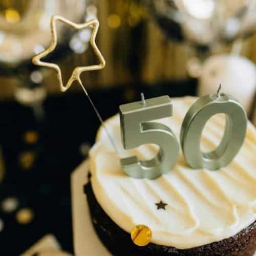 Geschenkkorb zum 50. Geburtstag