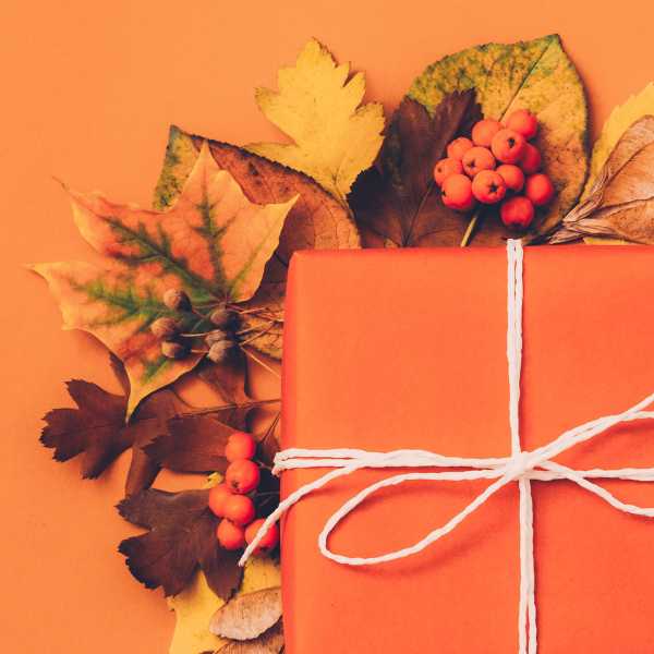 Geschenkkorb zur Herbstzeit