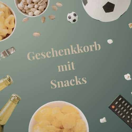 Geschenkkorb mit Snacks