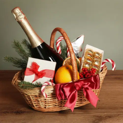 Präsentkorb zu Weihnachten