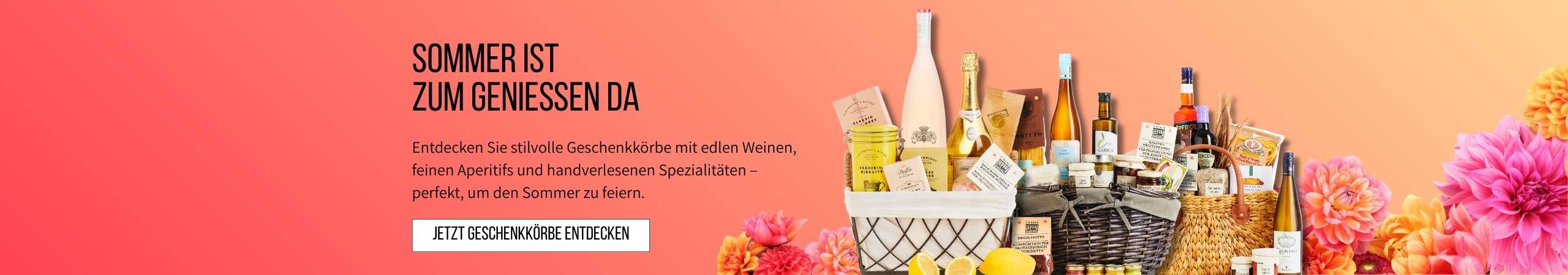 Sommer ist zum Genießen da – mit Geschenkkörben voller Freude