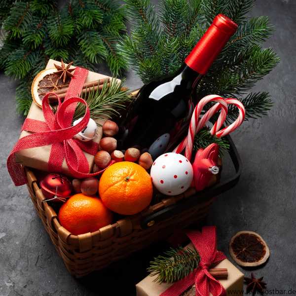 Gourmet Geschenkkörbe zu Weihnachten