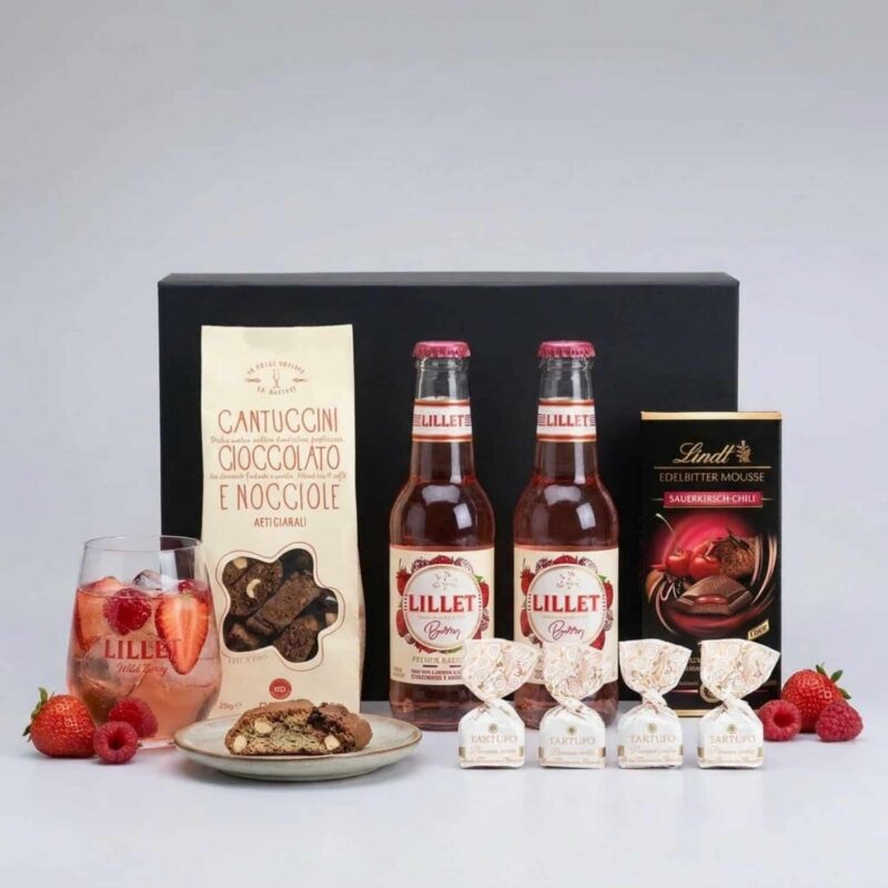 Geschenkkorb Lillet Berry mit Deko