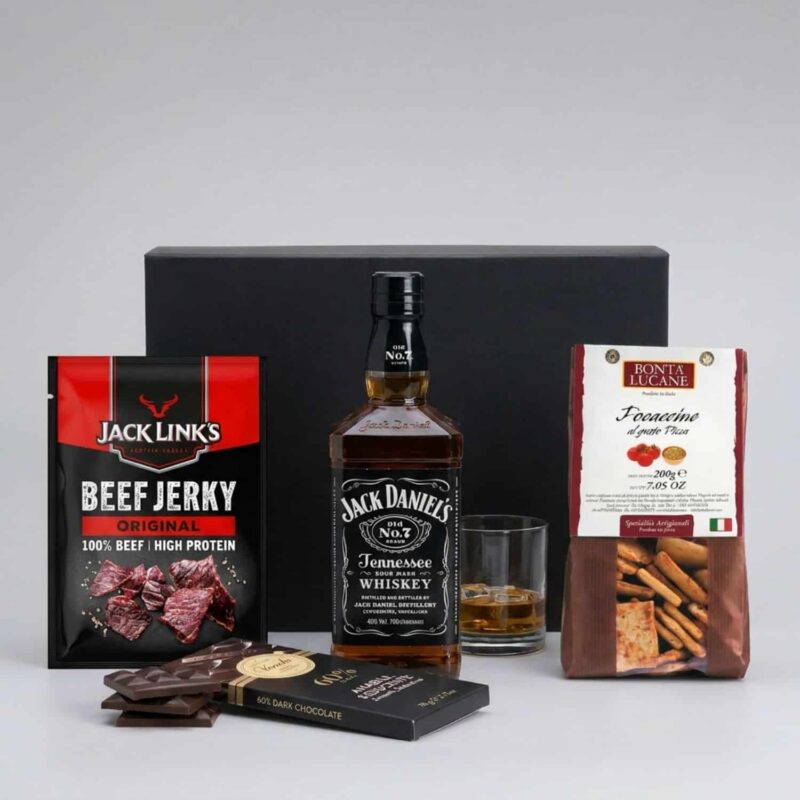 Geschenkkorb mit Jack Daniel’s Whiskey kaufen