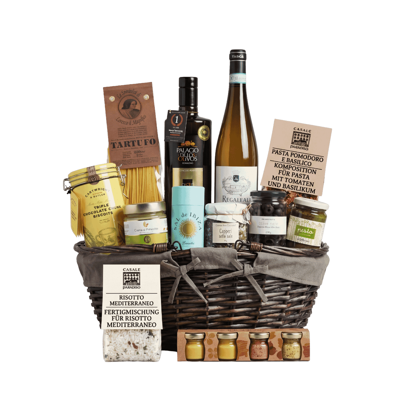 Geschenkkorb Meeresrauschen mit Feinkost Produkten